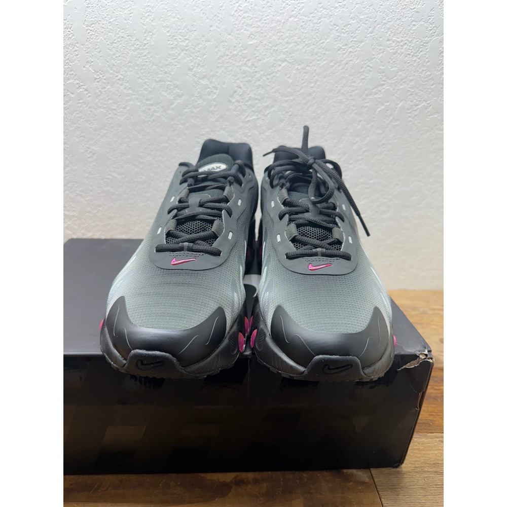 Nike Air Max Dn Smoke Grey Fireberry Black IH4119-004 Mens 12.5 Running Shoes - Picture 3 of 9